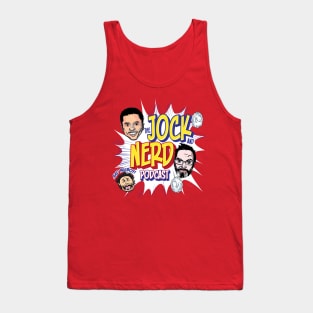 Jock and Nerd Podcast Logo Tank Top